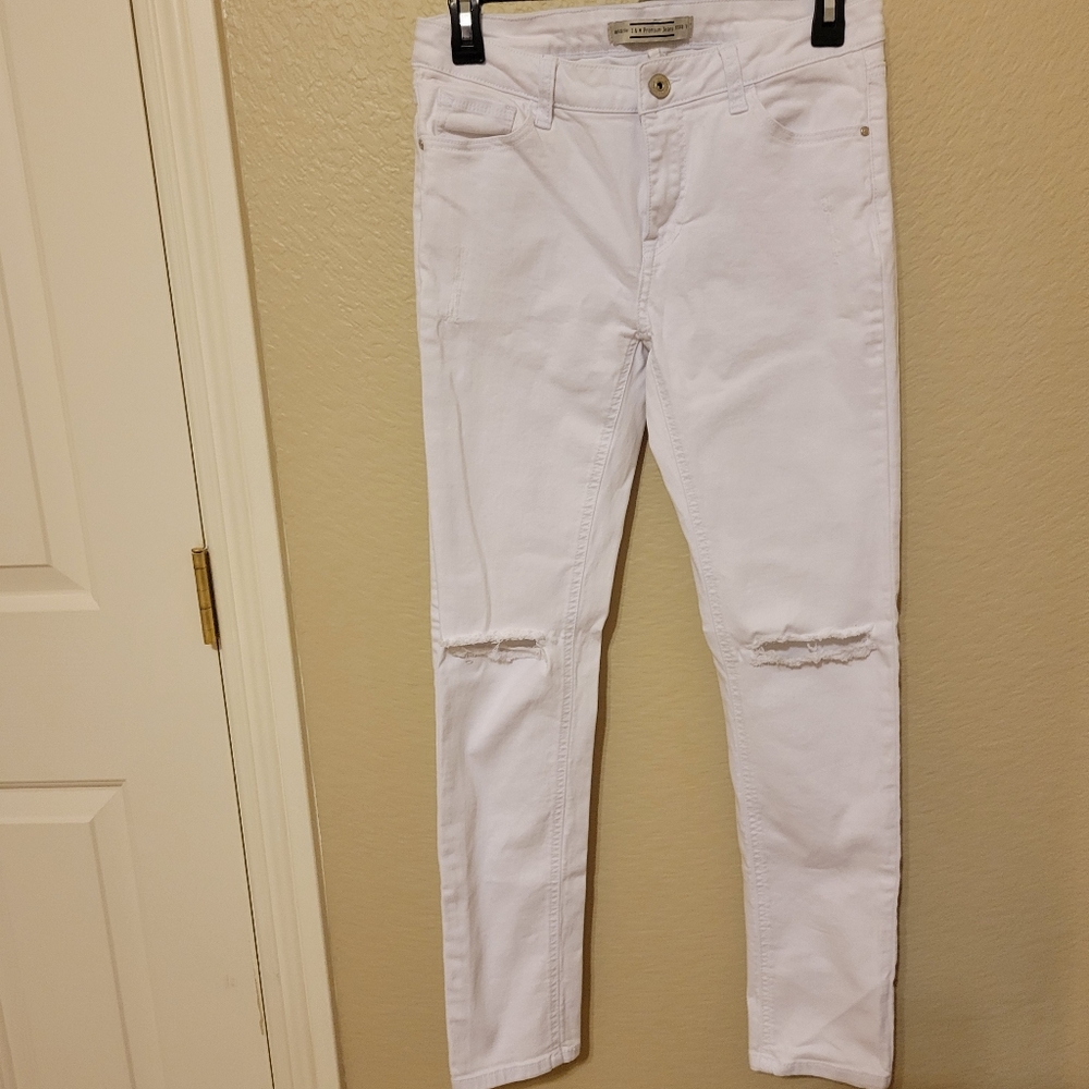 White skinny jeans from Nordstrom rack size 7